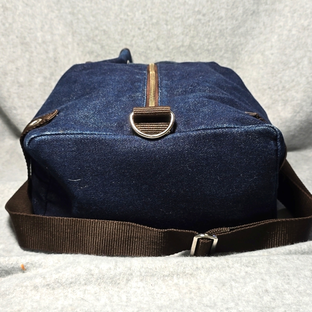 Espirit Y2K Small Dark Wash Denim Coverrable Backpack - Picture 6 of 8